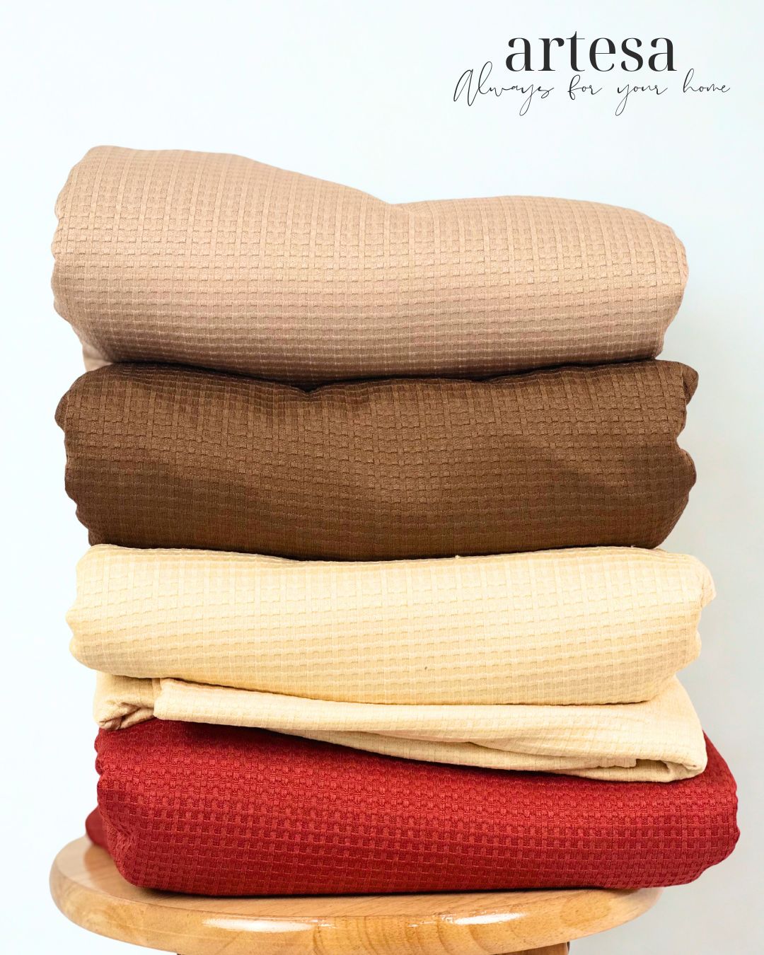 Artesa Premium Waffle Throw Blanket