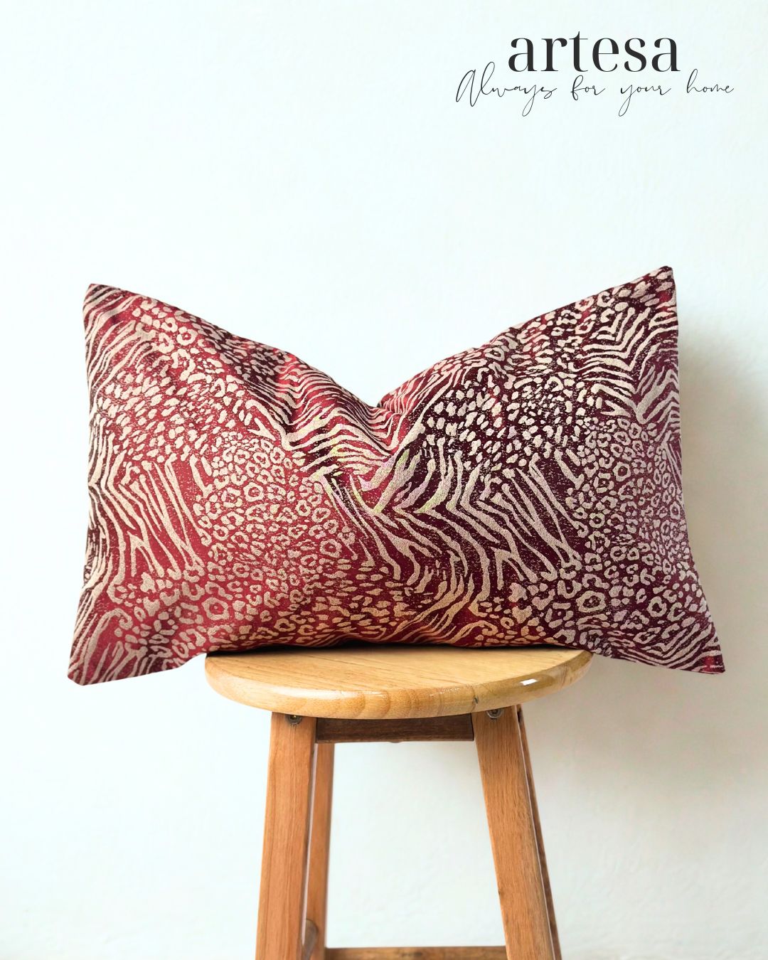 Artesa Premium Kindly Pillow Cover 12x20 | BROCADE BLESSING