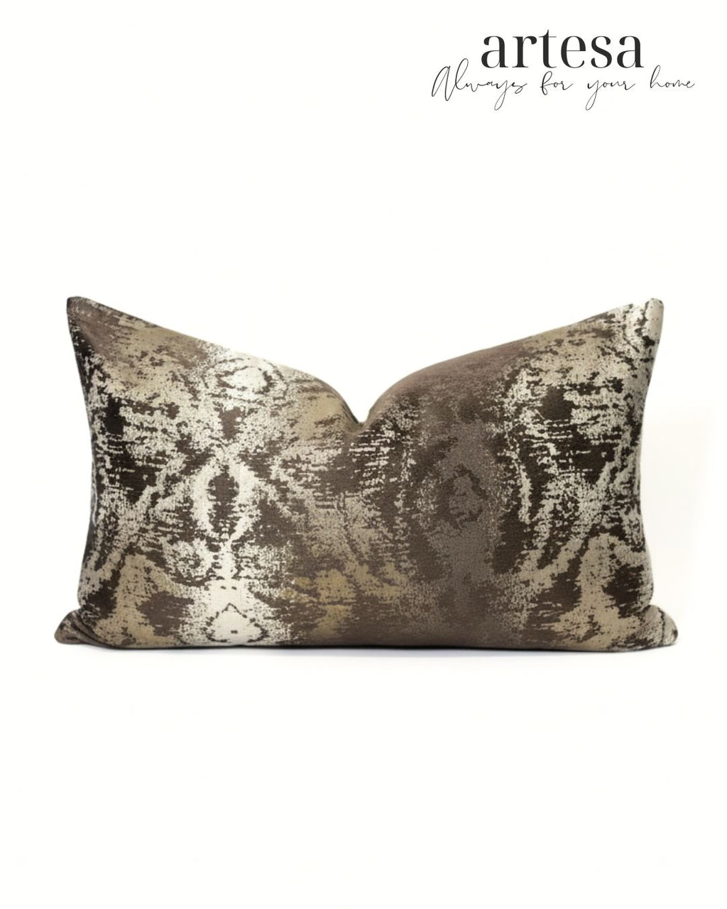 Artesa Premium Kindly Pillow Cover 12x20 | BROCADE IN MYRRH