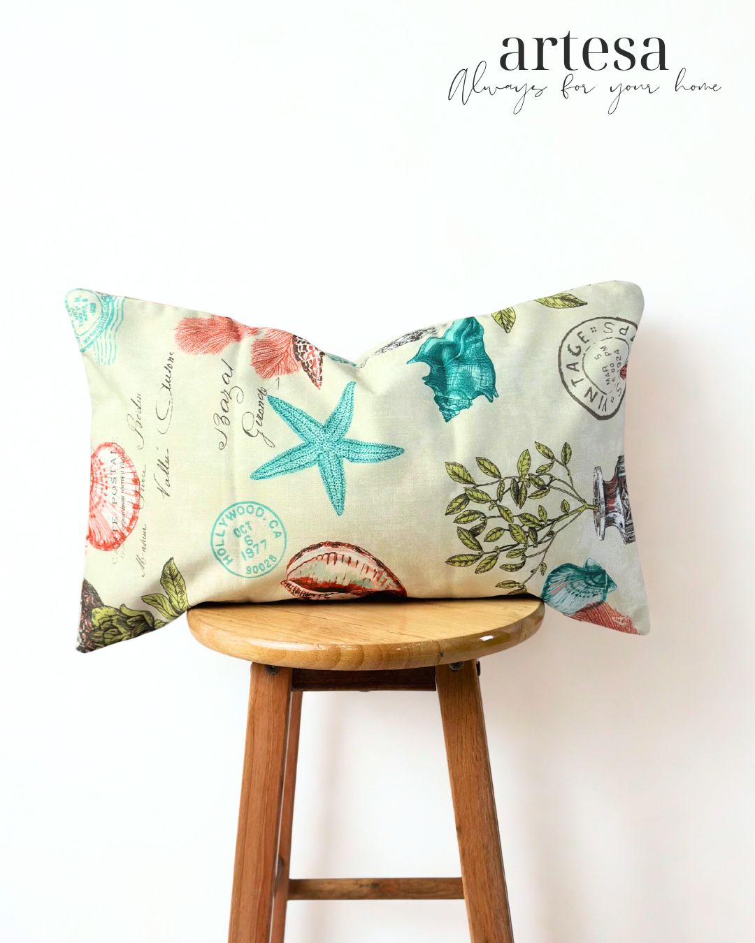 Artesa Premium Kindly Pillow Cover 12x20 | LINEN BROCADE BREEZE