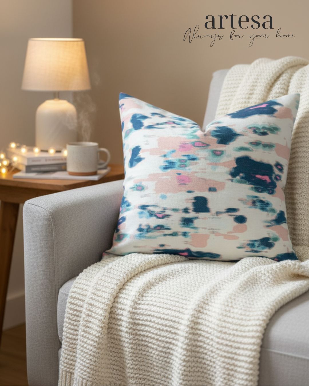 Artesa Premium Throw Pillow Covers | CANVAS ABSTRACT