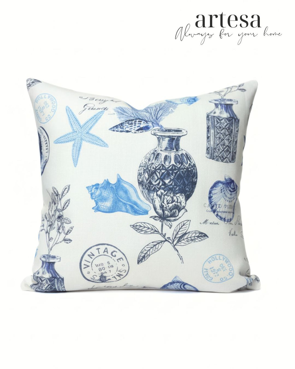 Artesa Premium Throw Pillow Covers | BROCADE IN WIND