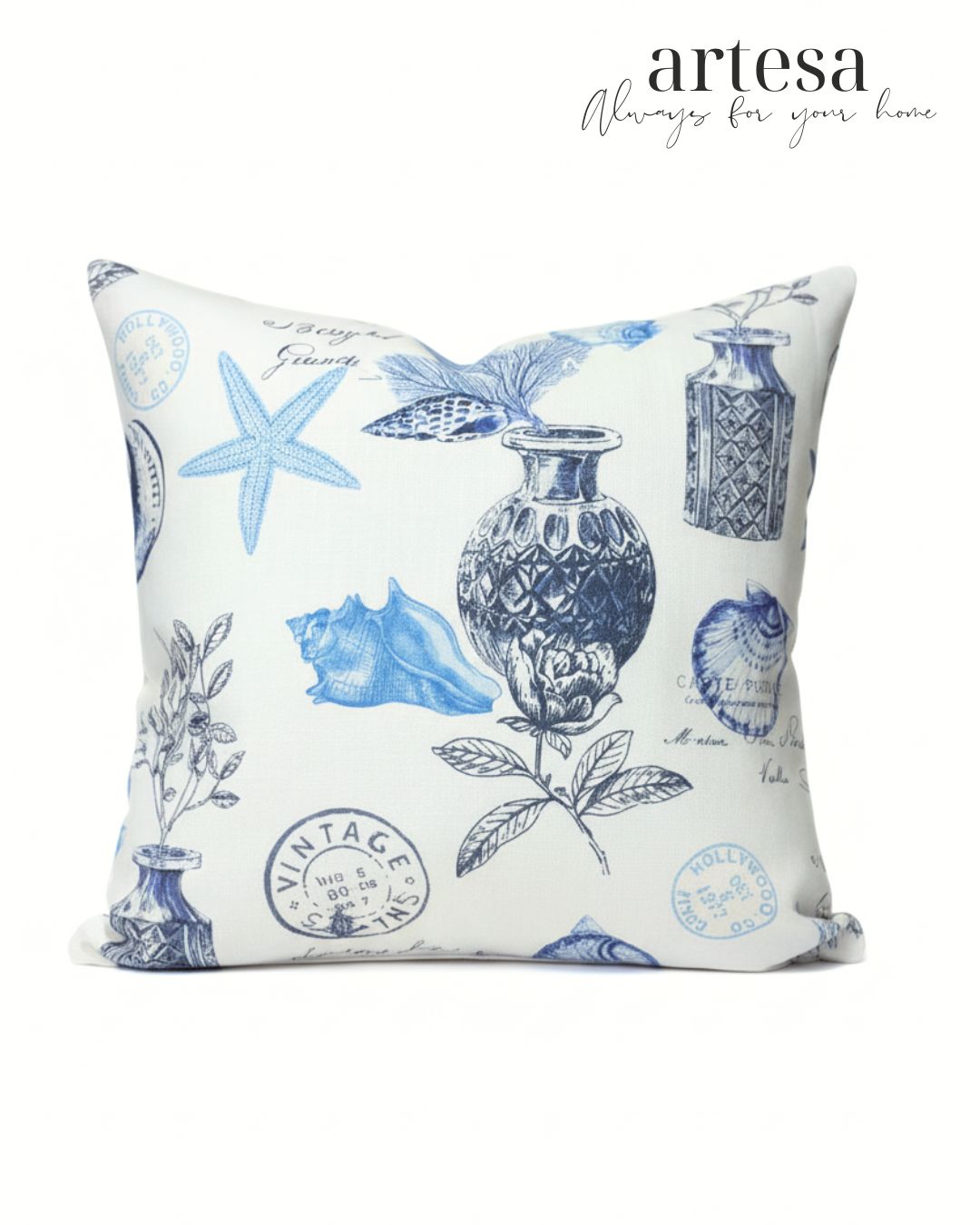 Artesa Premium Throw Pillow Covers | BROCADE IN WIND