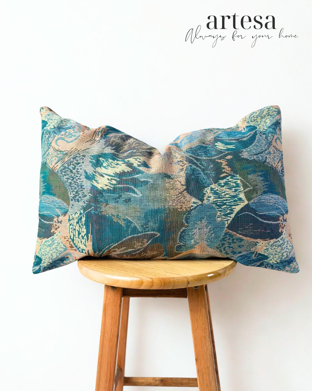 Artesa Premium Kindly Pillow Cover 12x20 | BROCADE NILE