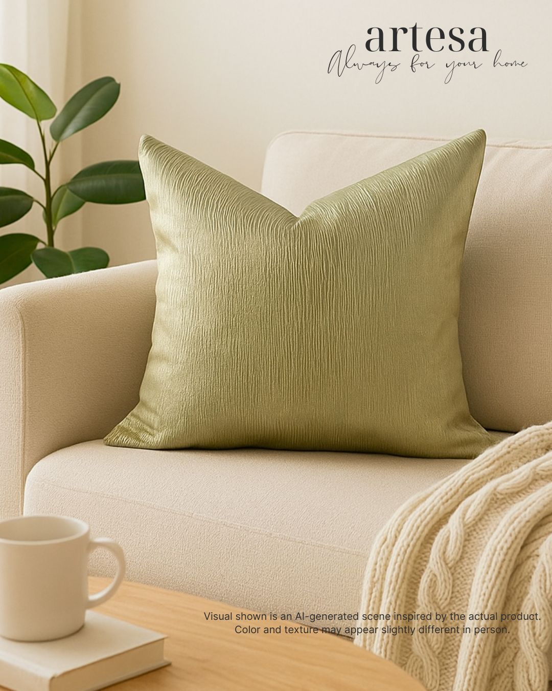 Artesa Premium Throw Pillow Covers | BROCADE HOPE