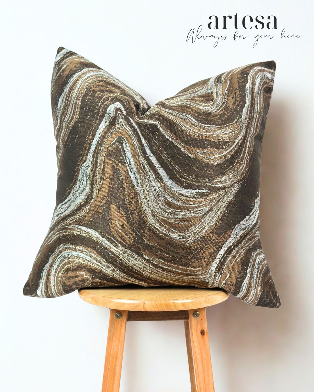 Artesa Premium Throw Pillow Covers | BROCADE JORDAN