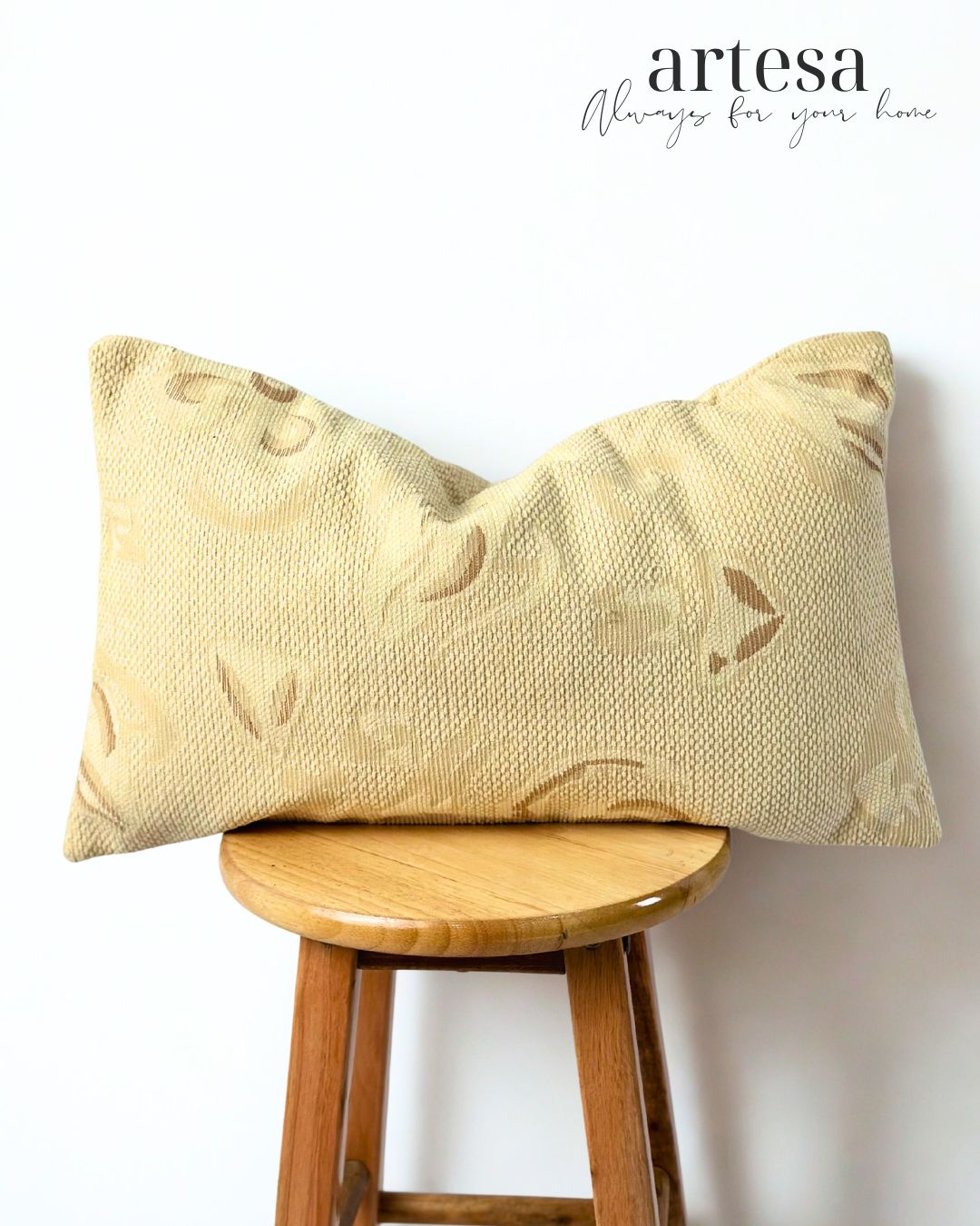 Artesa Premium Kindly Pillow Cover 12x20 | BROCADE CHARITY
