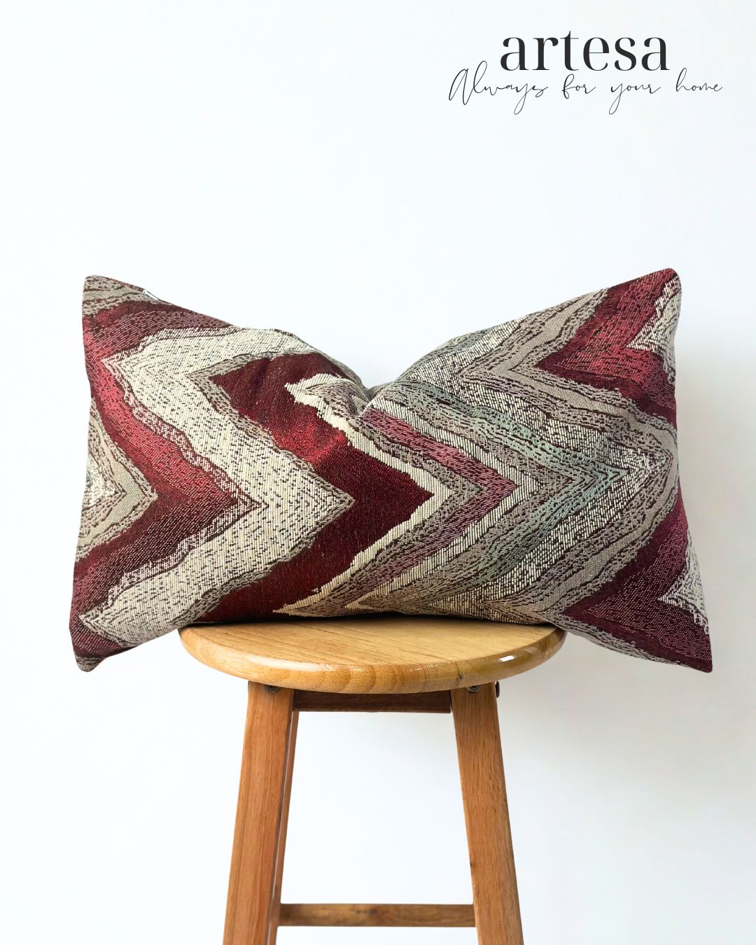 Artesa Premium Kindly Pillow Cover 12x20 | BROCADE LOVE