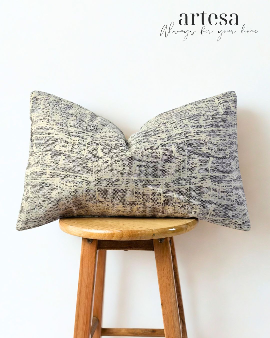 Artesa Premium Kindly Pillow Cover 12x20 | BROCADE ROCK