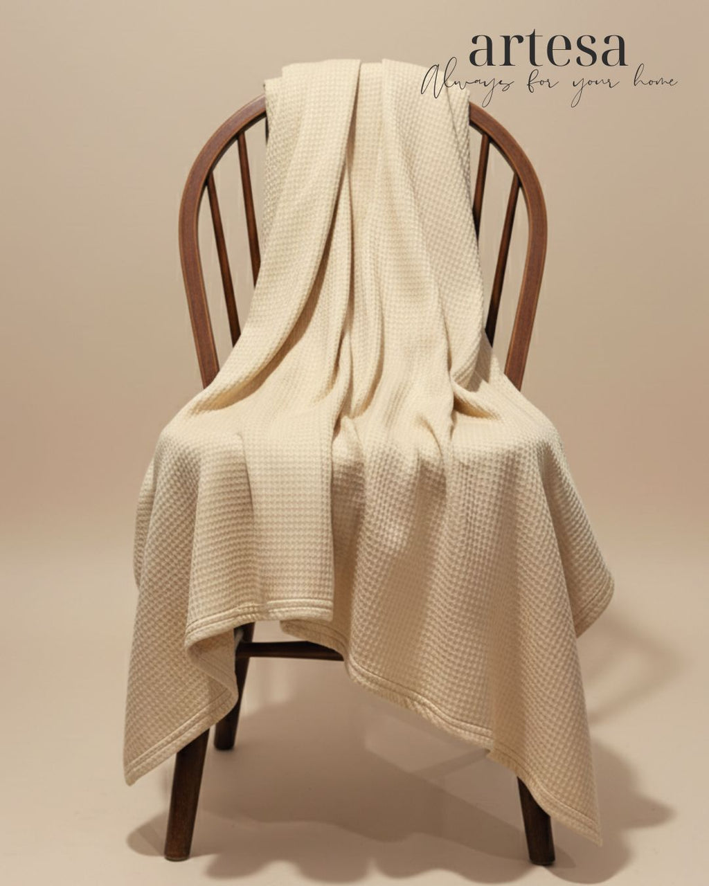 Artesa Premium Waffle Weave Throw Blanket in Mellow (Old Release)