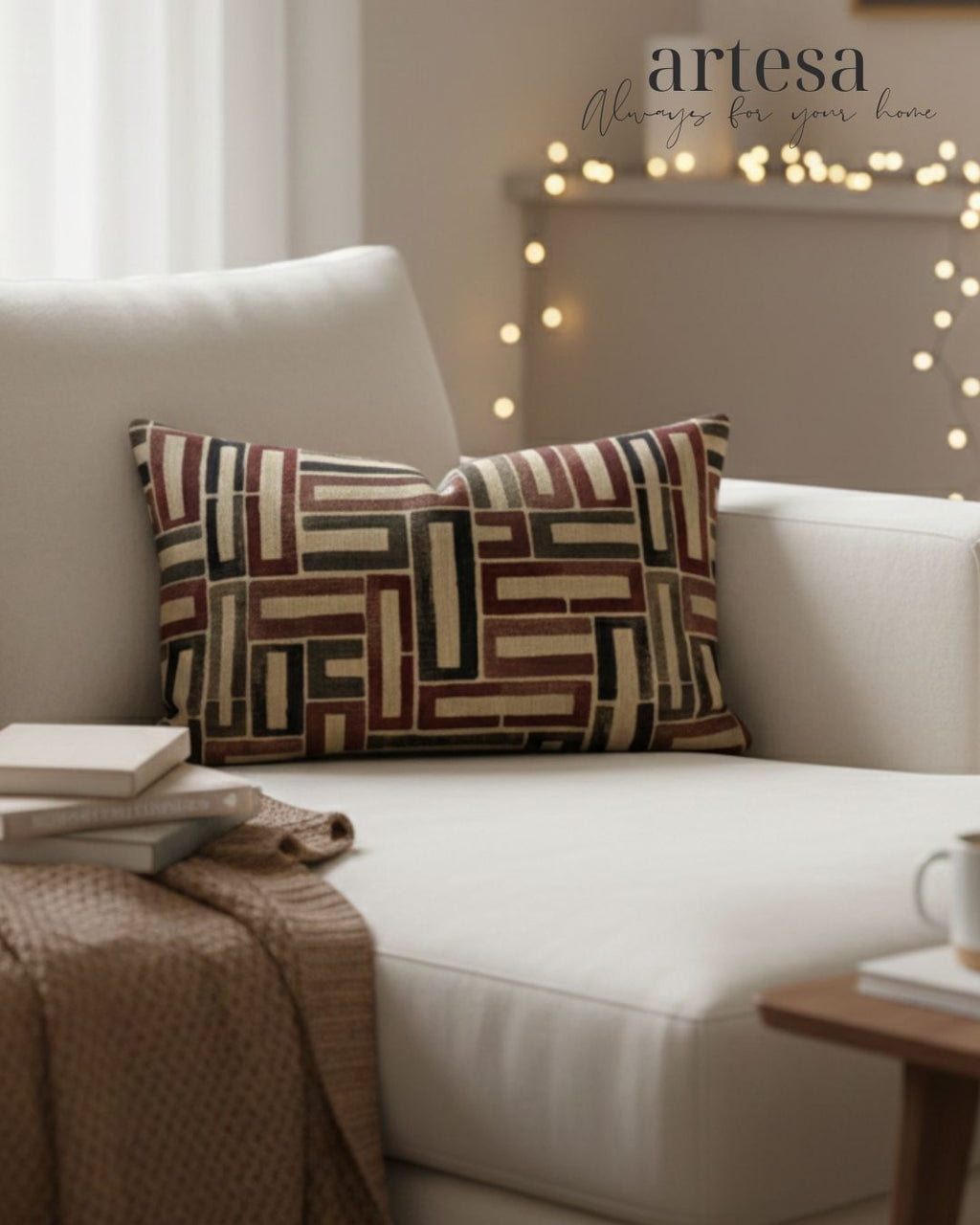 Artesa Premium Kindly Pillow Cover 12x20 | BROCADE MIKTA