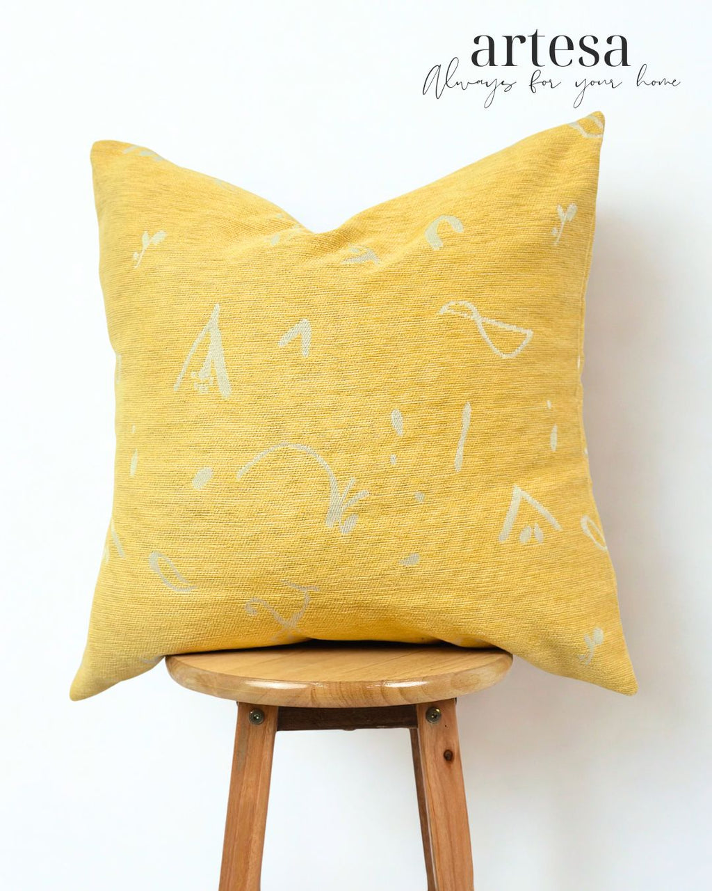 Artesa Premium Throw Pillow Covers | BROCADE STAR