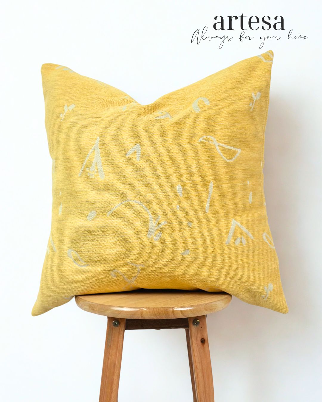 Artesa Premium Throw Pillow Covers | BROCADE STAR